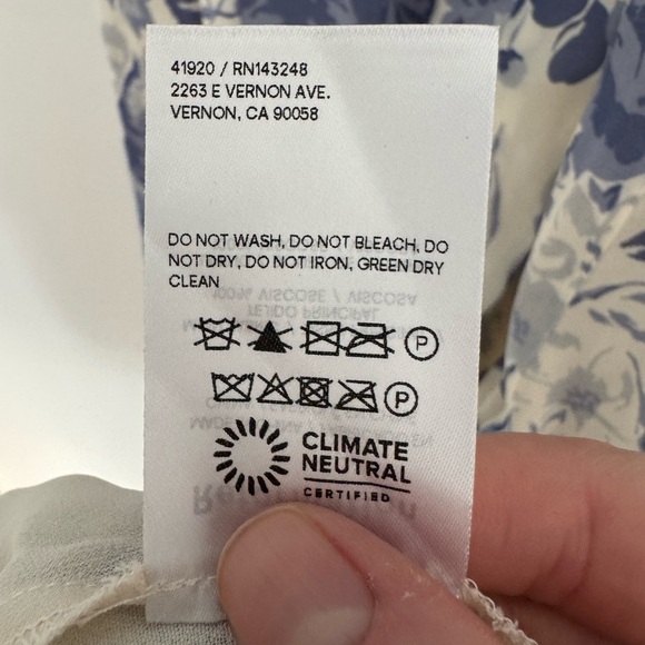 Reformation NWT Twilight Dress in Lucerne Floral Sz 14 - Picture 15 of 15